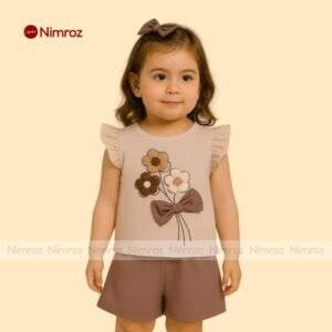 Kids T-shirt And Pant Set For Girls-201