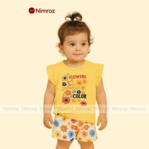Kids T-shirt And Pant Set For Girls-210