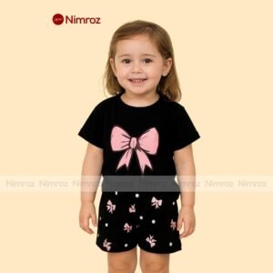 Kids T-shirt And Pant Set For Girls-212