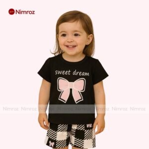 Kids T-shirt And Pant Set For Girls-214