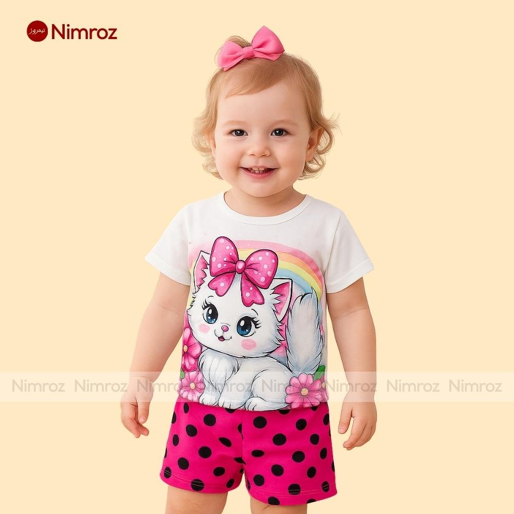 Kids T-shirt And Pant Set For Girls-203