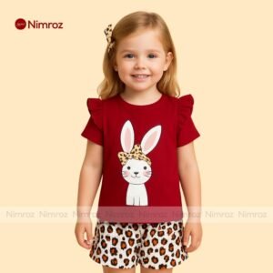 Kids T-shirt And Pant Set For Girls-205