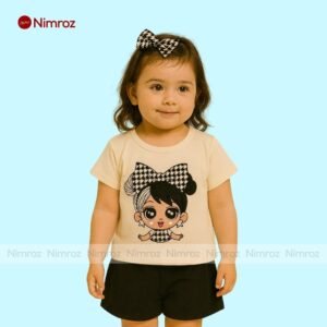Kids T-shirt And Pant Set For Girls-207