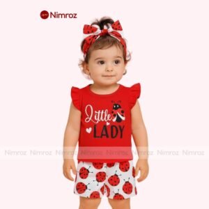 Kids T-shirt And Pant Set For Girls-209